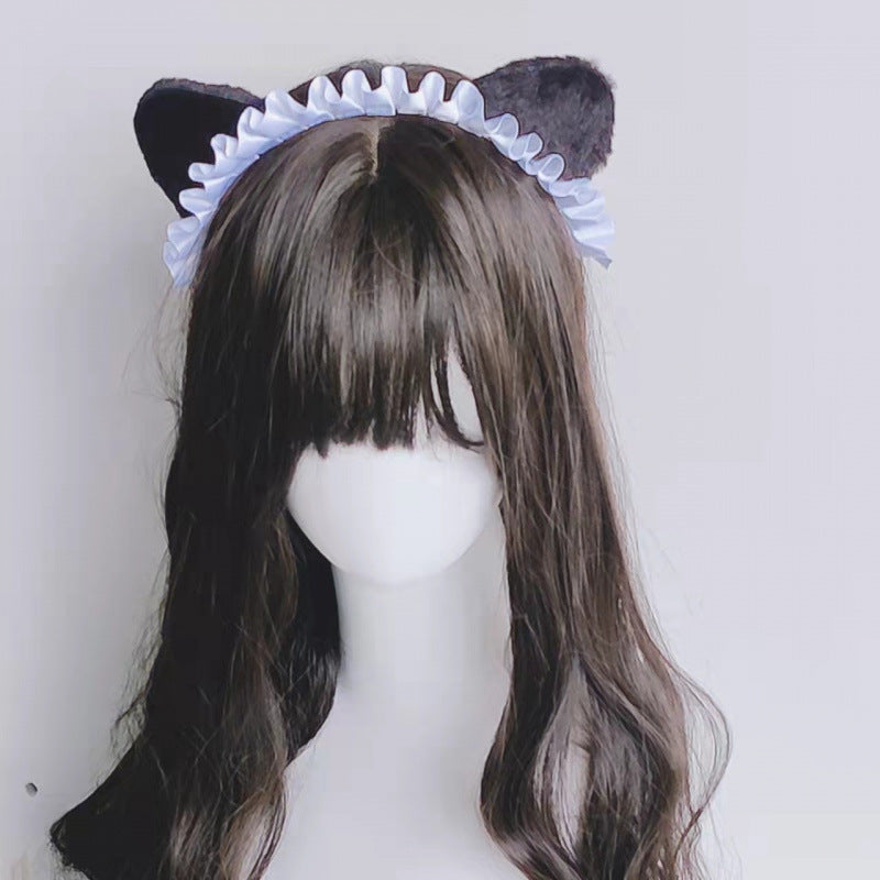 Sharp Claw Kitty Leather Punk Cat Ear Rivet Headband